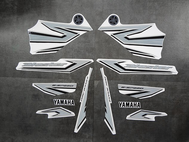 06' 2006 Yamaha Blaster Special Edition Graphics Decals 12pc Quad Stickers YFM