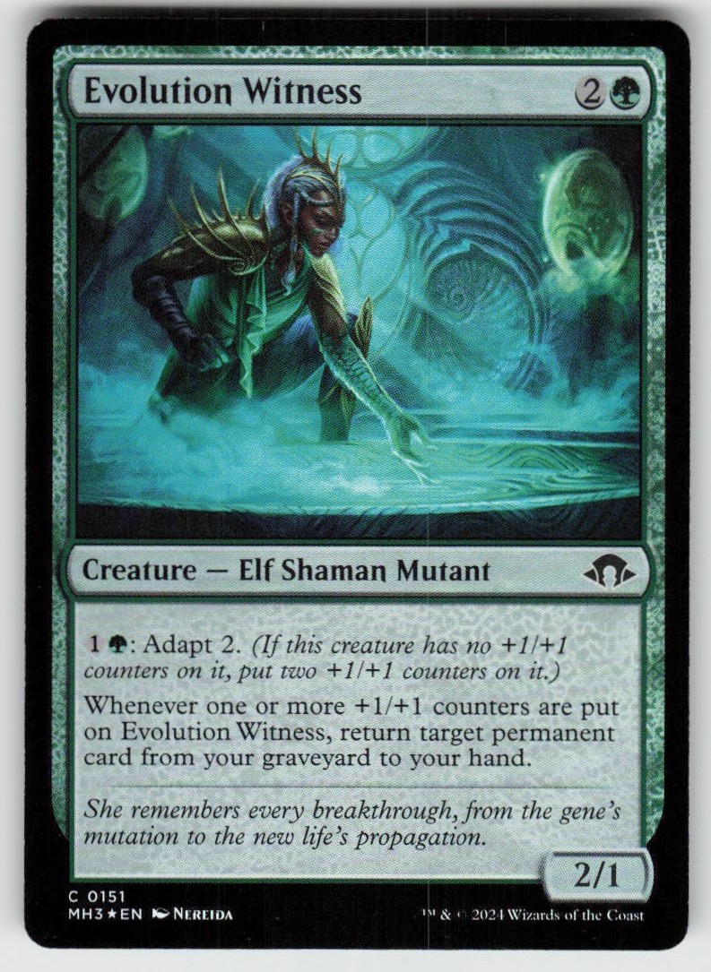MTG - 01 Evolution Witness 151 C Modern Horizons 3