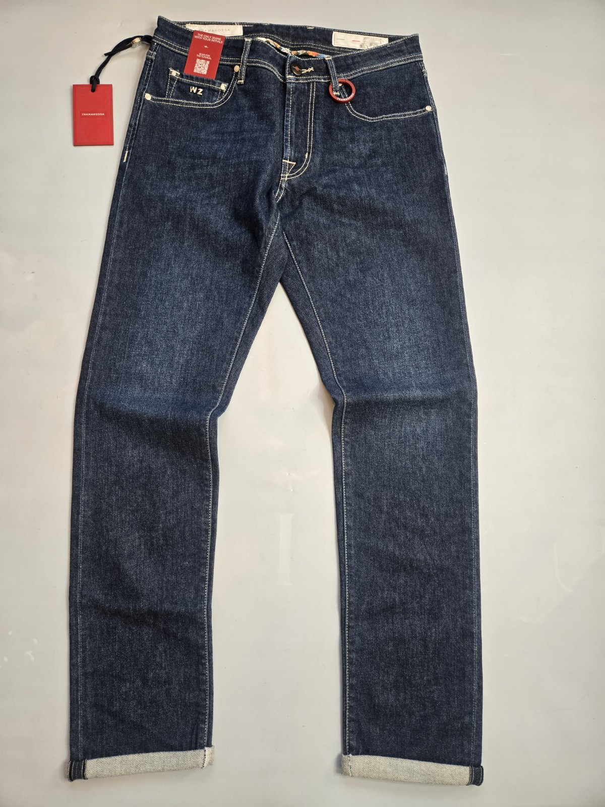 TRAMAROSSA MICHELANGELO REGULAR FIT 5 POCKET STRETCH MEN\'S BLUE JEANS SIZE 32