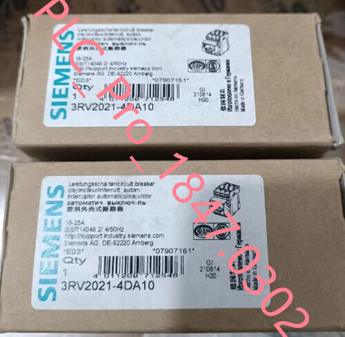 3RV2 021-4DA10 1PCS Brand New Unopened Siemens 3RV2021-4DA10  Fast delivery