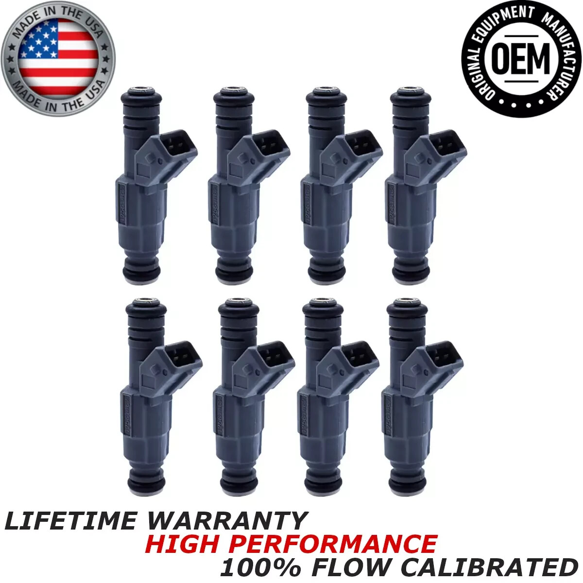 x8 OEM NEW Bosch Fuel Injector for 2004 Pontiac GTO 5.7L V8 #0280155931