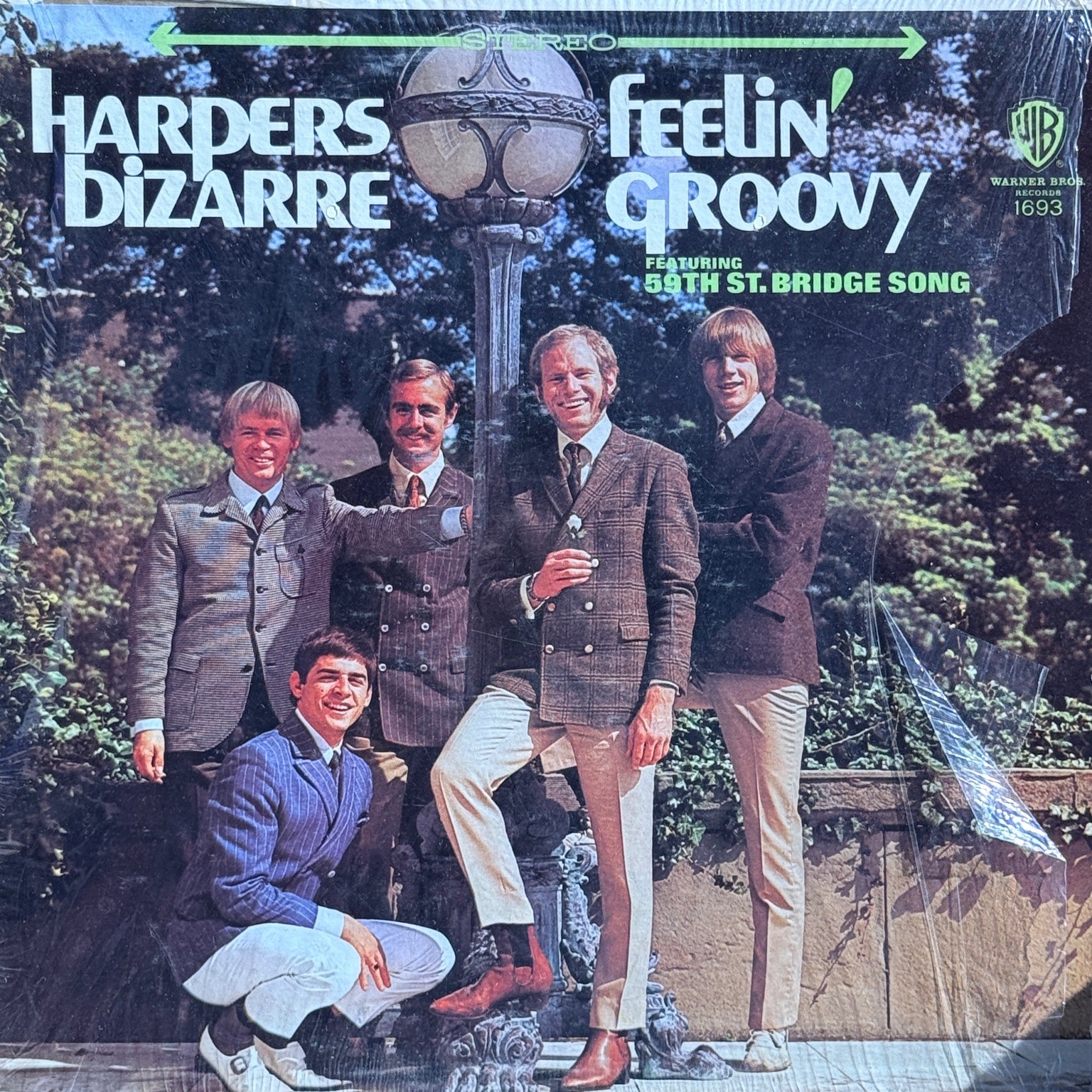 Harpers Bizarre – Feelin' Groovy LP Record 1967 Warner Bros Pop Stereo 33 RPM