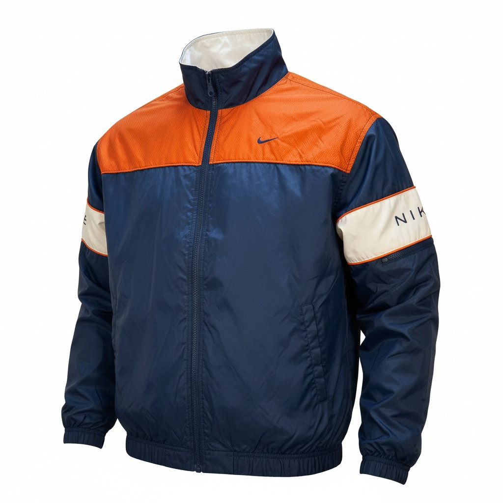 Nike Vintage Youth Windbreaker - Navy/Orange