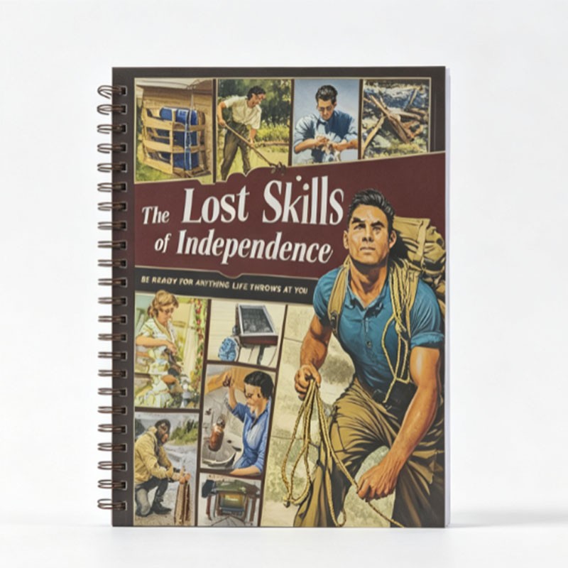 The Lost Skills Of Independence - Hardcover, Spiral Bound, Colored Illustrations