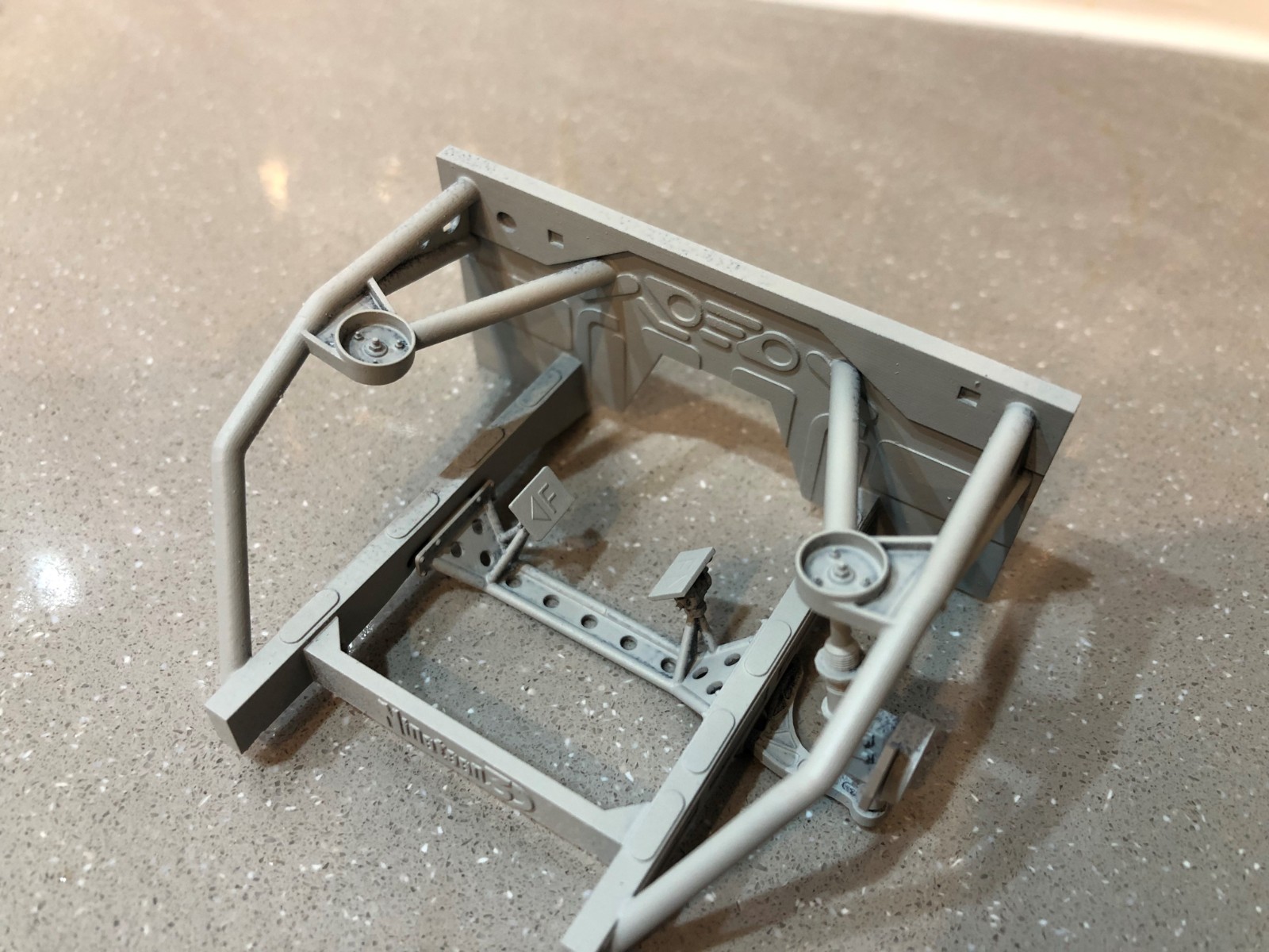 1:25-1:24 Scale Resin Tube Frame Front End Kit