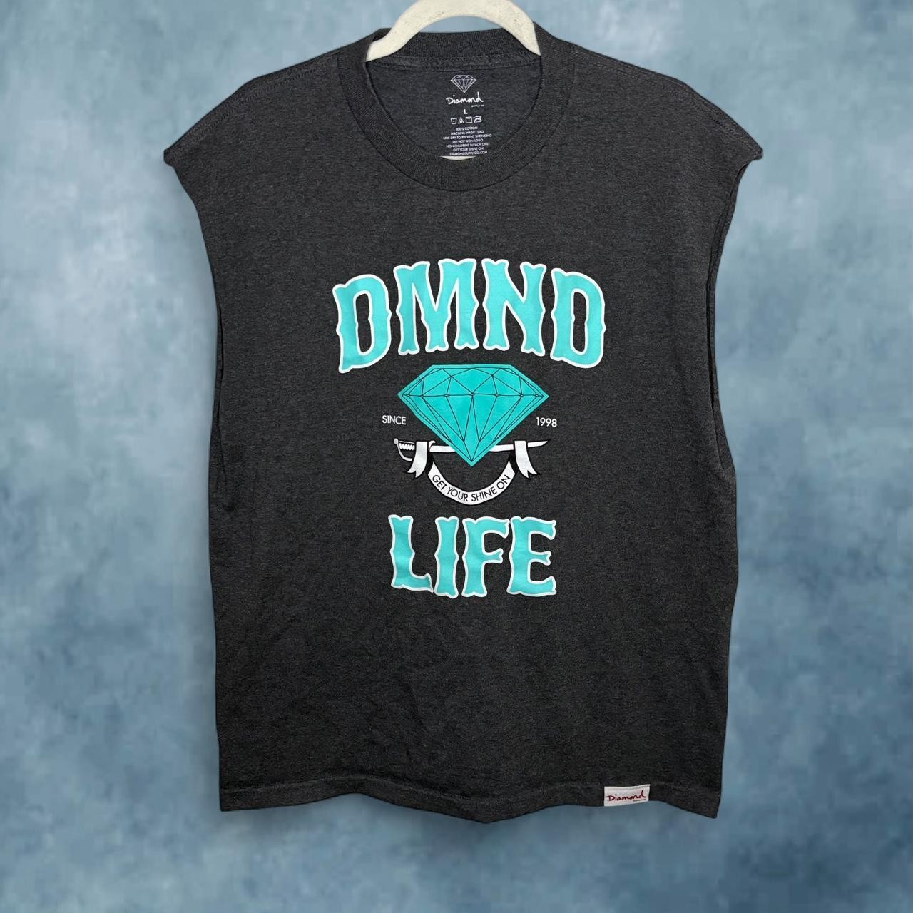 Diamond Supply Co DMND Life Graphic Muscle T-Shirt Men’s Large