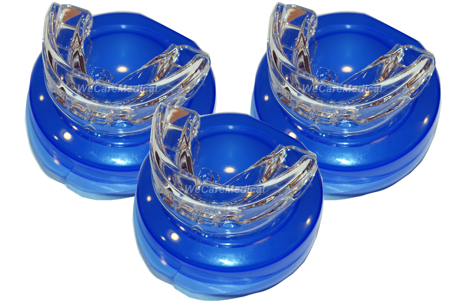 3x NEW STOP SNORING MOUTHPIECE GUARD ANTI SNORE  BRUXISM APNEA TEETH GRINDING