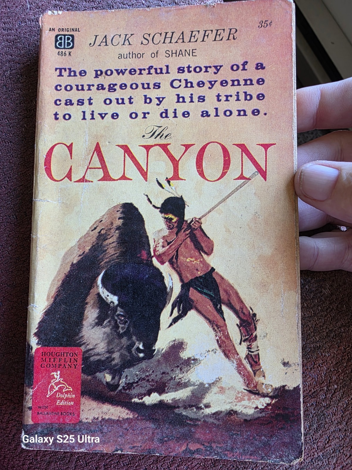 Vintage 1961 The Canyon Jack Schaefer Paperback  2nd Printing 