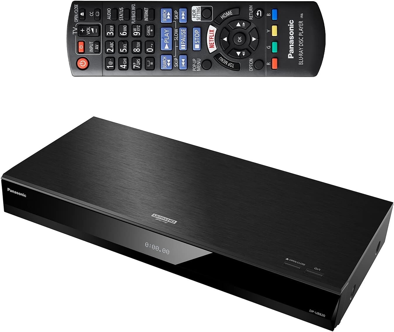 Panasonic 4K Blu-ray Player with Dolby Vision Hi-Res DP-UB820-K Brand New