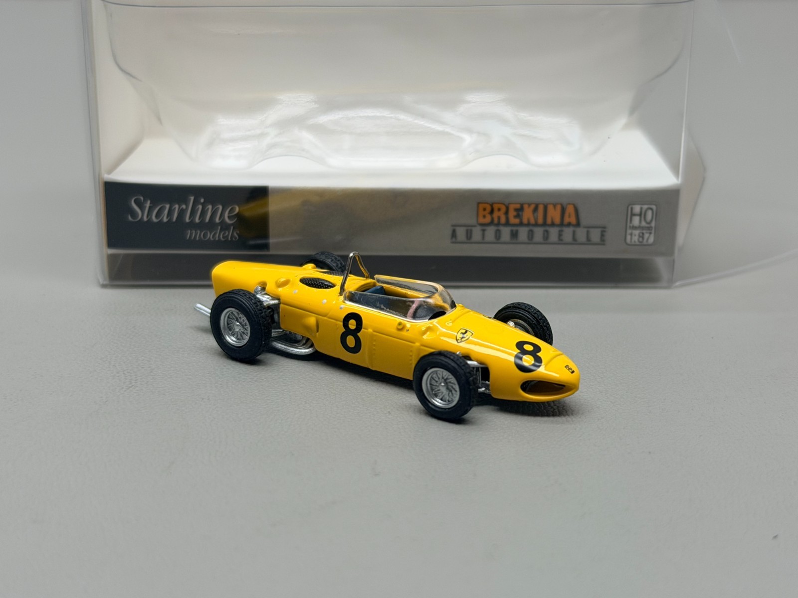 Brekina 1/87 Ferrari F 156 Plastic Car Model -- Ten models are available. Brekina 1/87 Ferrari F 156 Plastic Car Model -- Ten models are available.