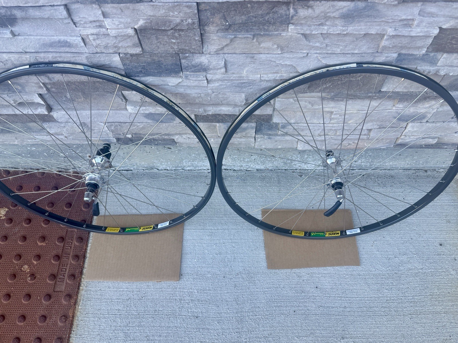 Vintage Mavic MA40 XT FH-M732/HB-732 Wheelset 36H  Wheelsmith Spokes Near NOS