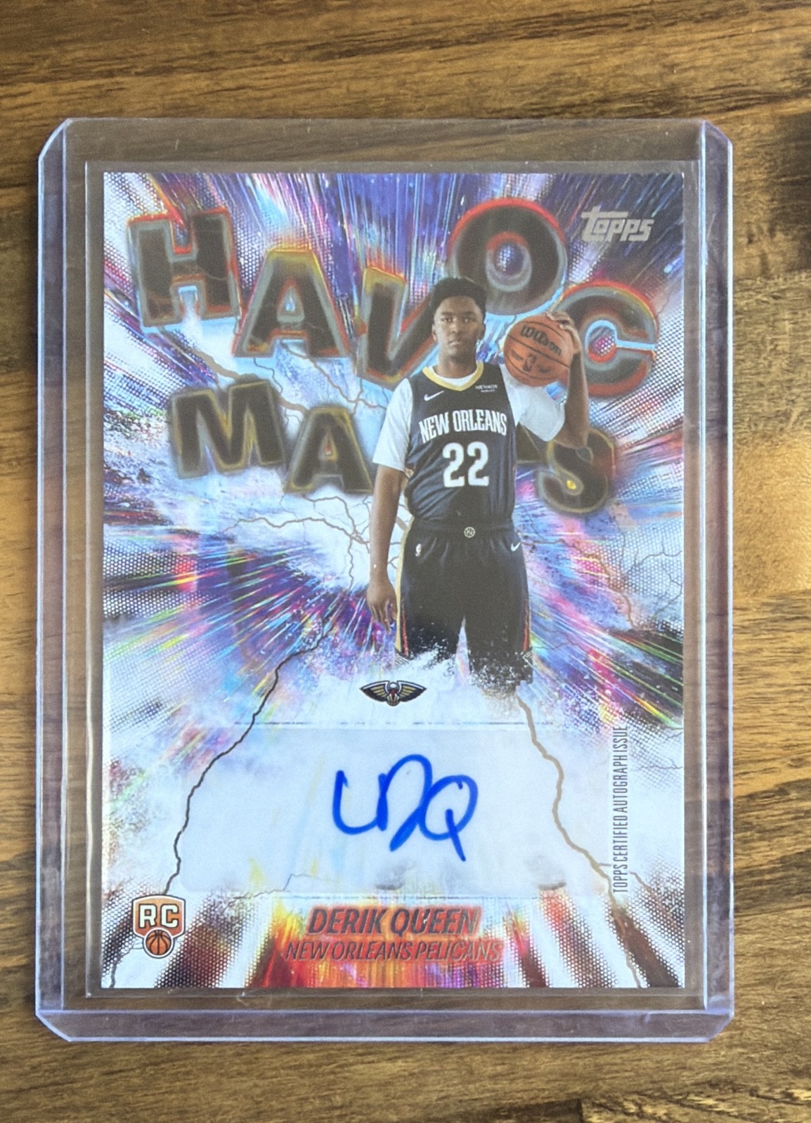 2025-26 Topps - Havoc Marks Derik Queen #HM-DQ (AU, RC)