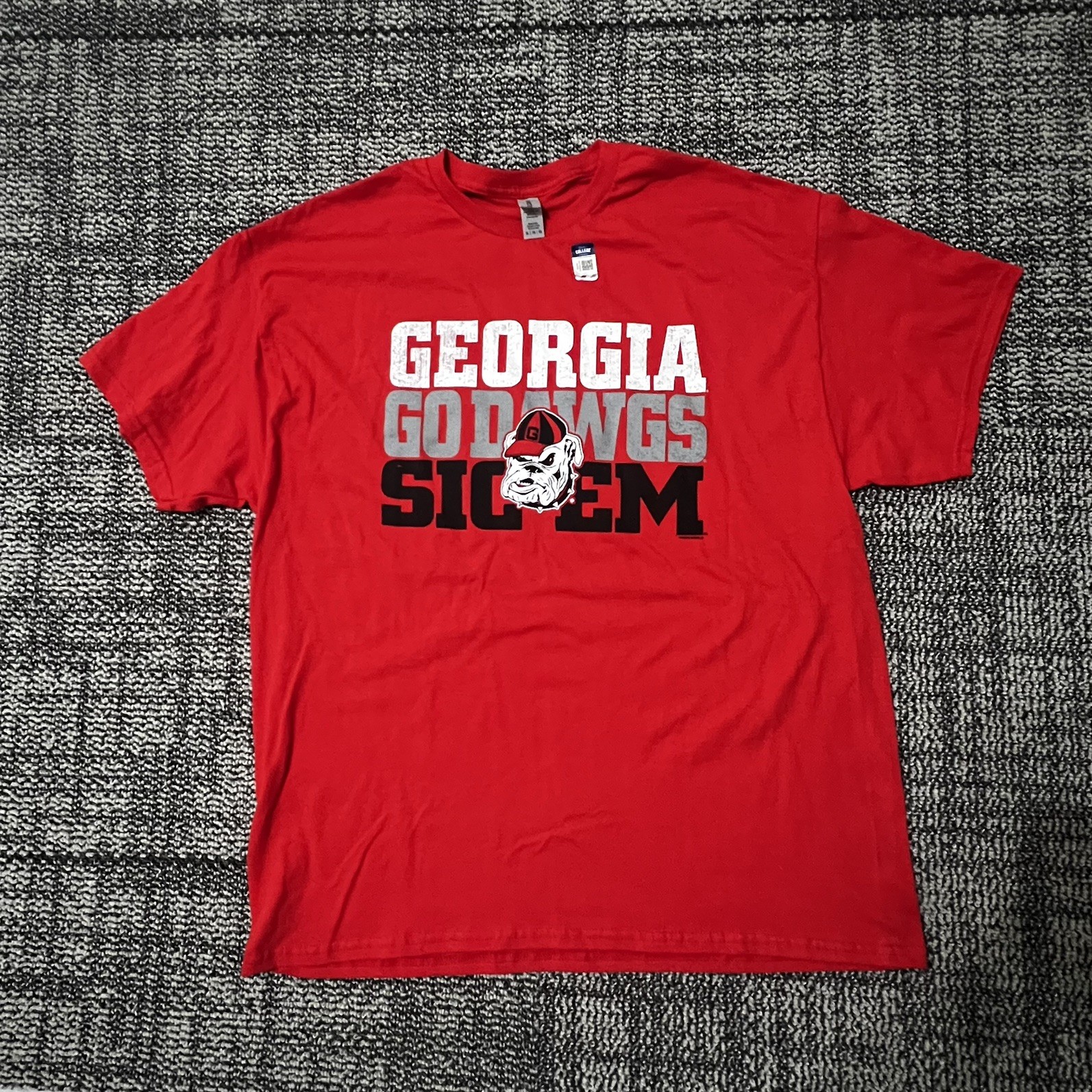 University Of Georgia Bulldogs Sic ‘Em Short Sleeve New T-Shirt Size XL SEC