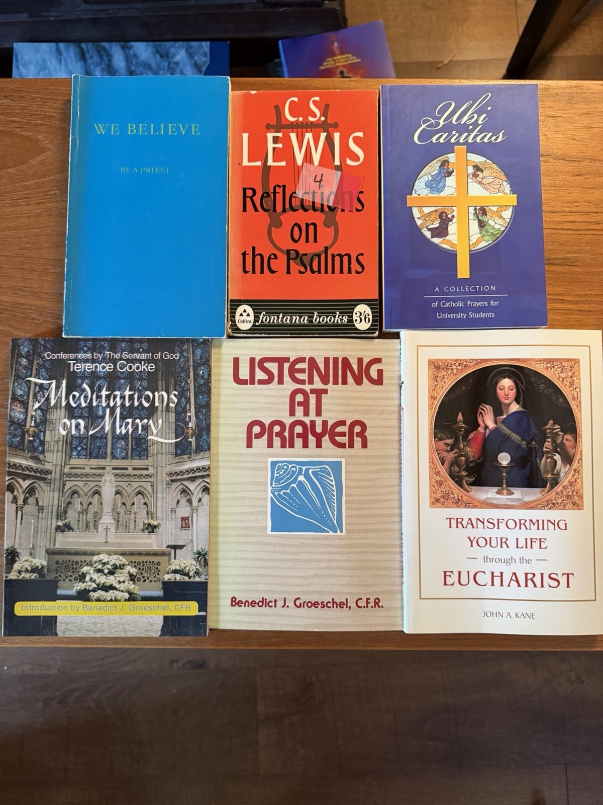 Catholic Prayer Devotional Book Lot (6) Mary Psalms Eucharist Spiritual Life Catholic Prayer Devotional Book Lot (6) Mary Psalms Eucharist Spiritual Life