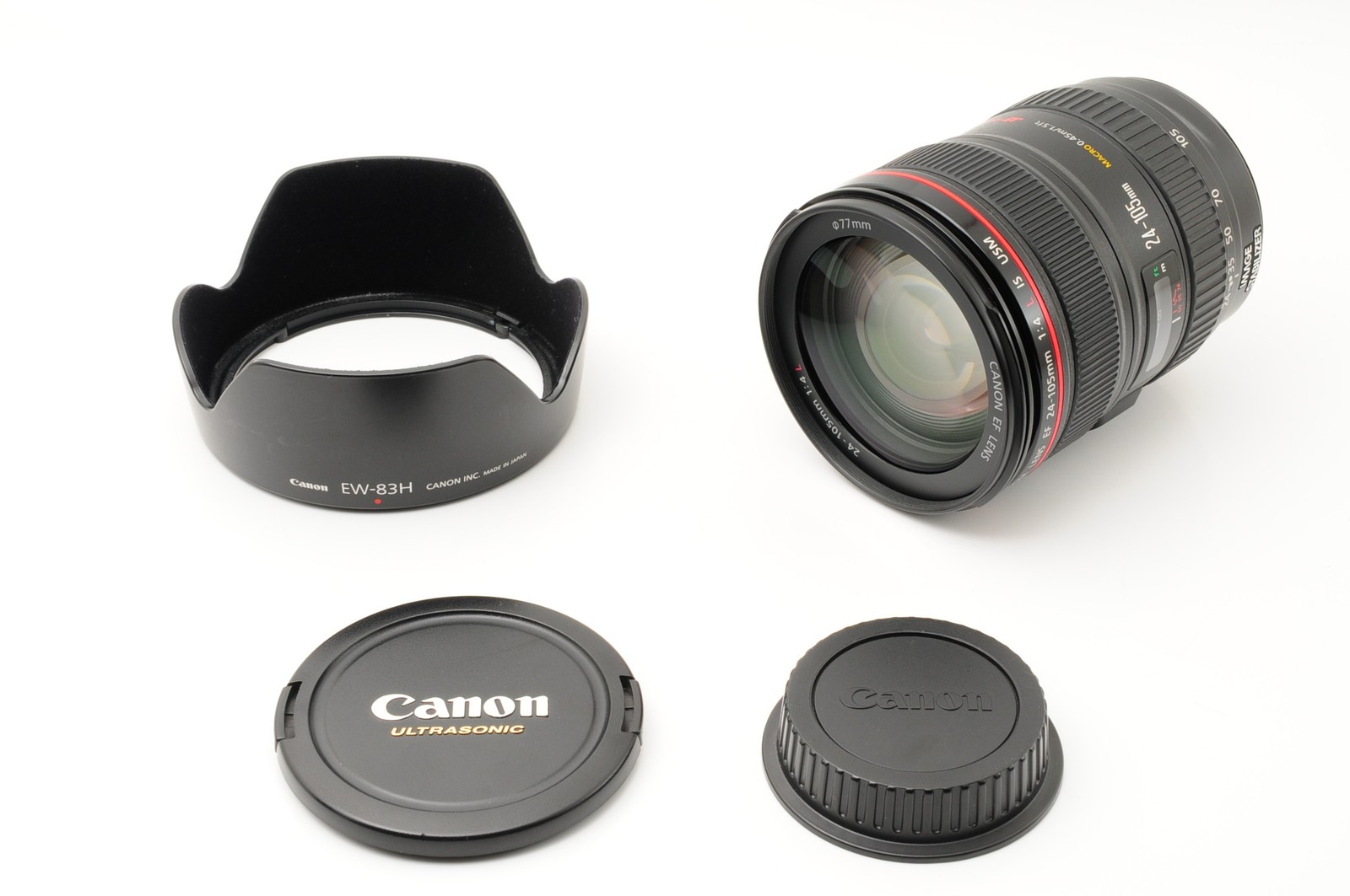 [Top MINT / Hood] Canon EF 24-105mm f/4 L IS USM ULTRASONIC From JAPAN #108
