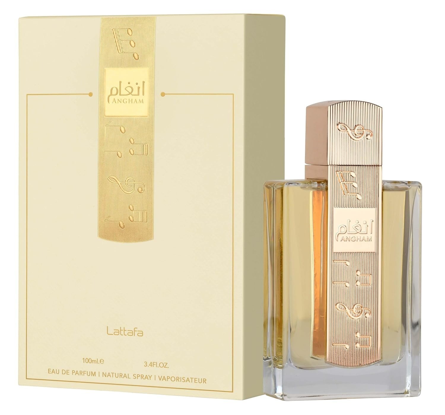 Lattafa Angham - Citrus, Lavender, Musk, Amber, Vanilla - EDP Unisex, 3.4oz