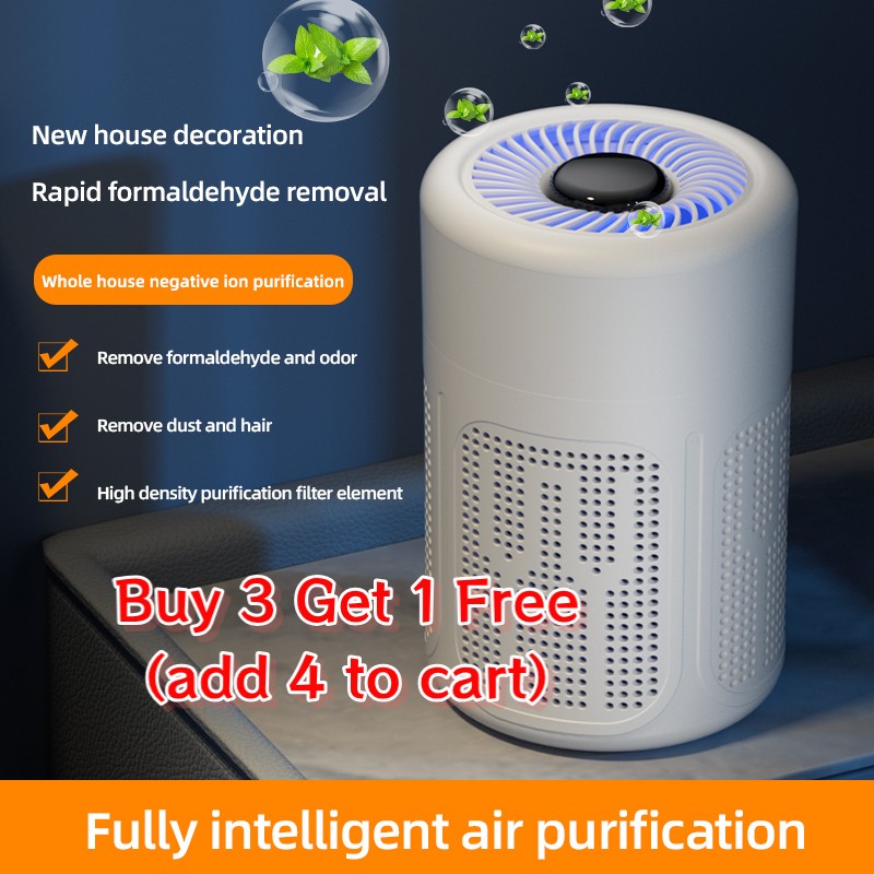 3in1 Purificador de aire para el hogar y el dormitorio, purificador de aire NEW