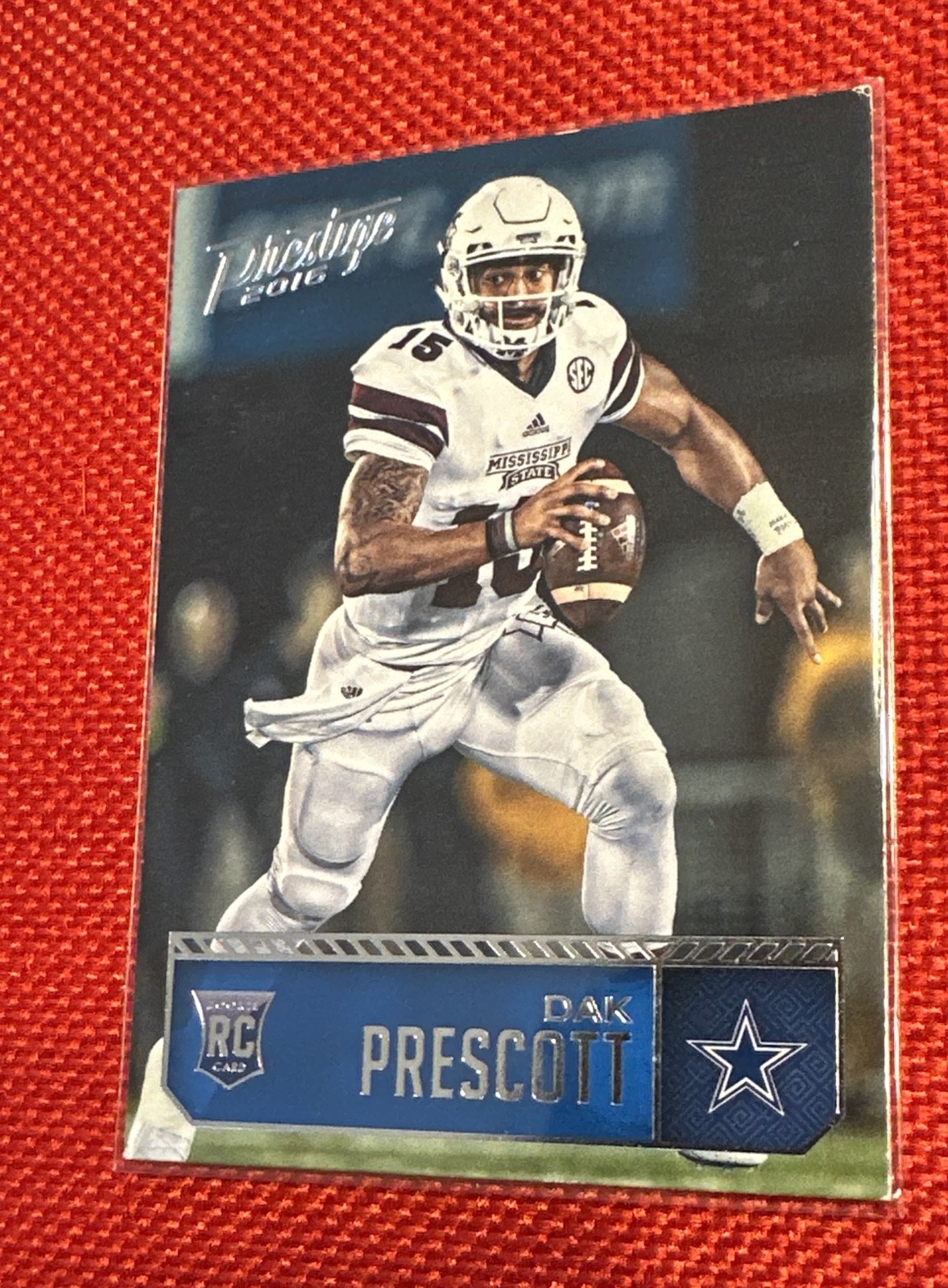 2016 Panini Prestige - Rookies Dak Prescott #206 Xtra Points Blue (RC)