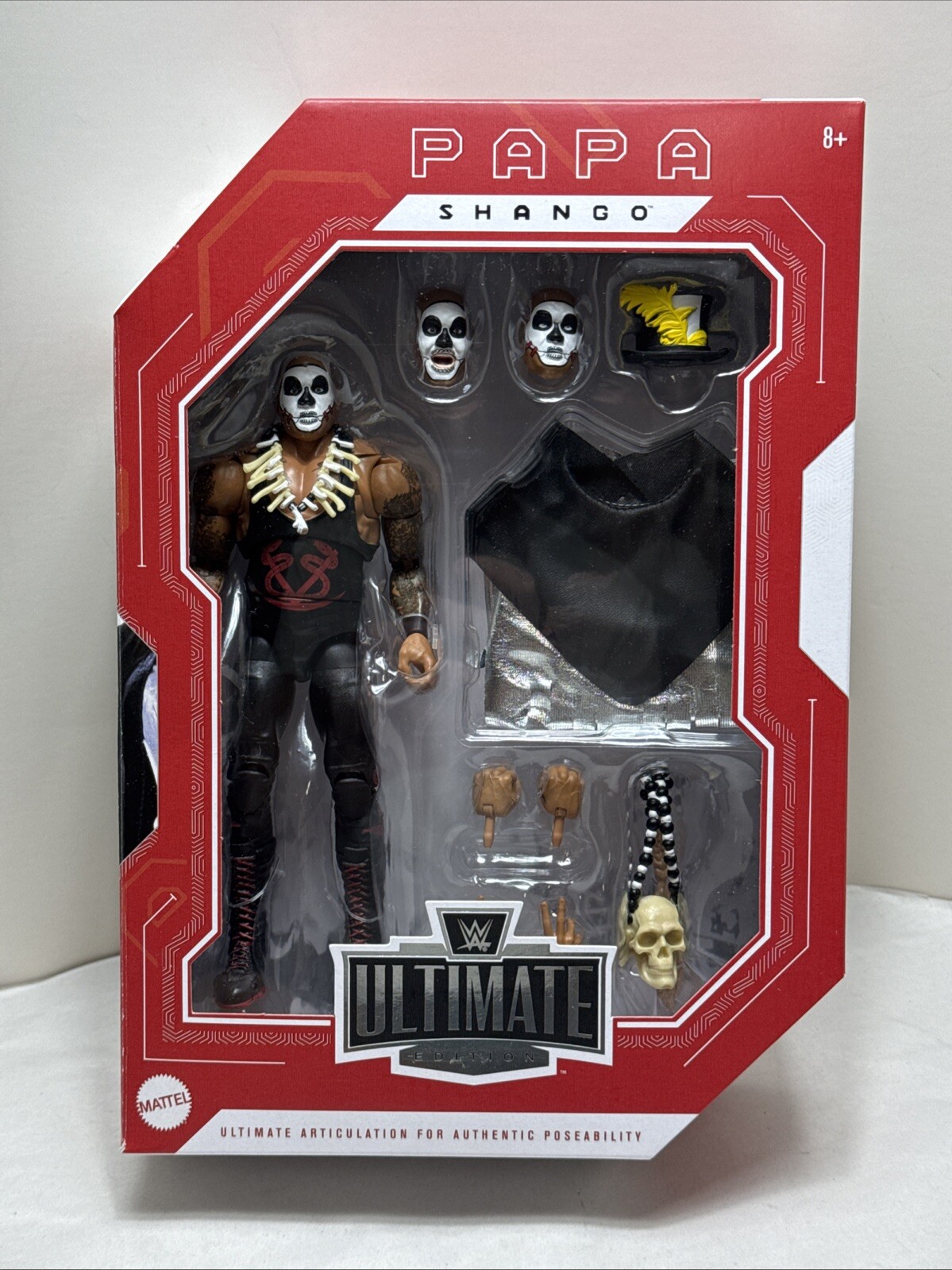 *DAMAGED BOX* WWE Ultimate Edition Grudges '92 PAPA SHANGO 7 *DAMAGED BOX* WWE Ultimate Edition Grudges '92 PAPA SHANGO 7