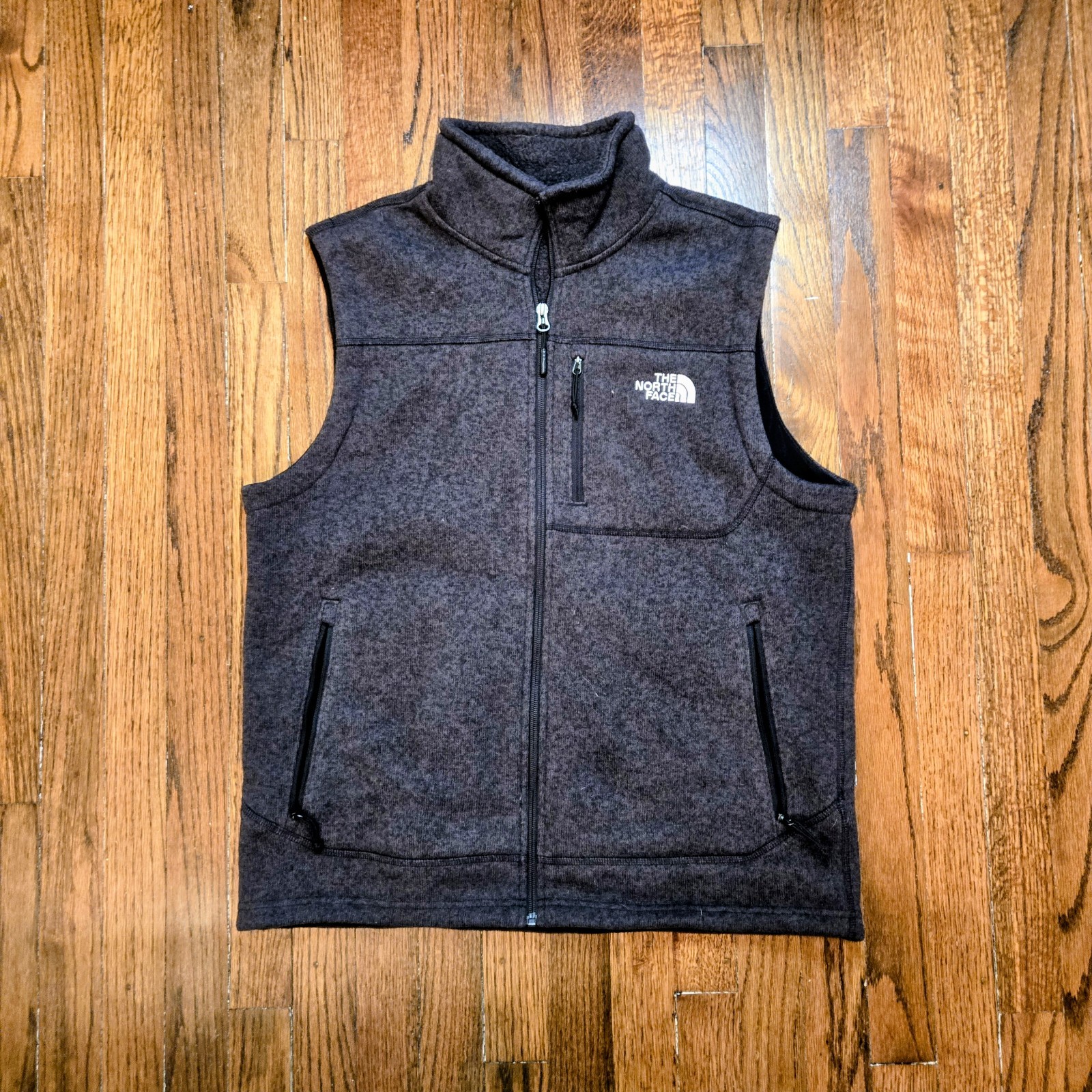 The North Face Gordon Lyons Fleece Vest Mens Size Large Gray Full Zip Hiking The North Face Gordon Lyons Fleece Vest Mens Size Large Gray Full Zip Hiking