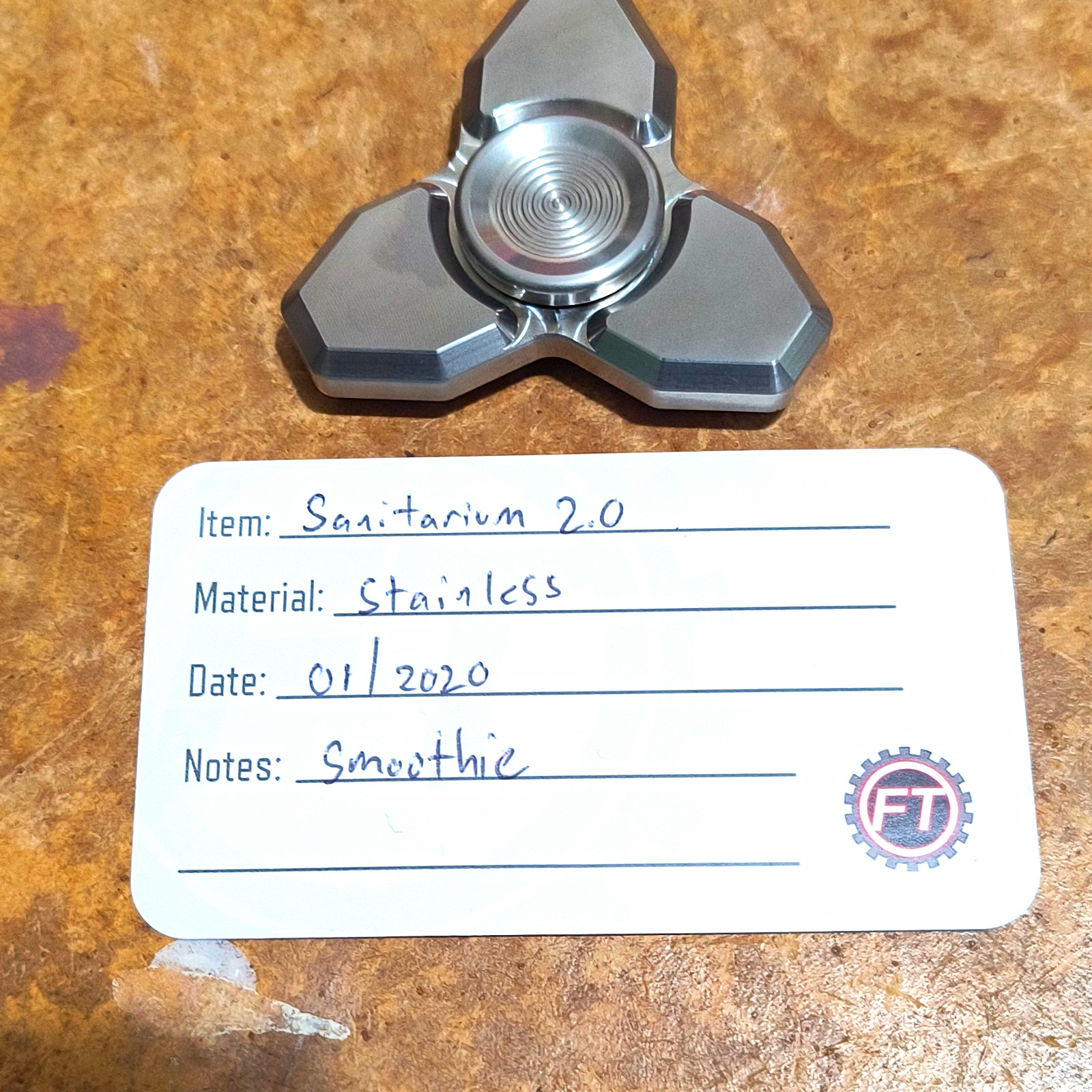 Full Throttle Originals Sanitarium 2.0 Stainless Steel Silver Spinner Full Throttle Originals Sanitarium 2.0 Stainless Steel Silver Spinner