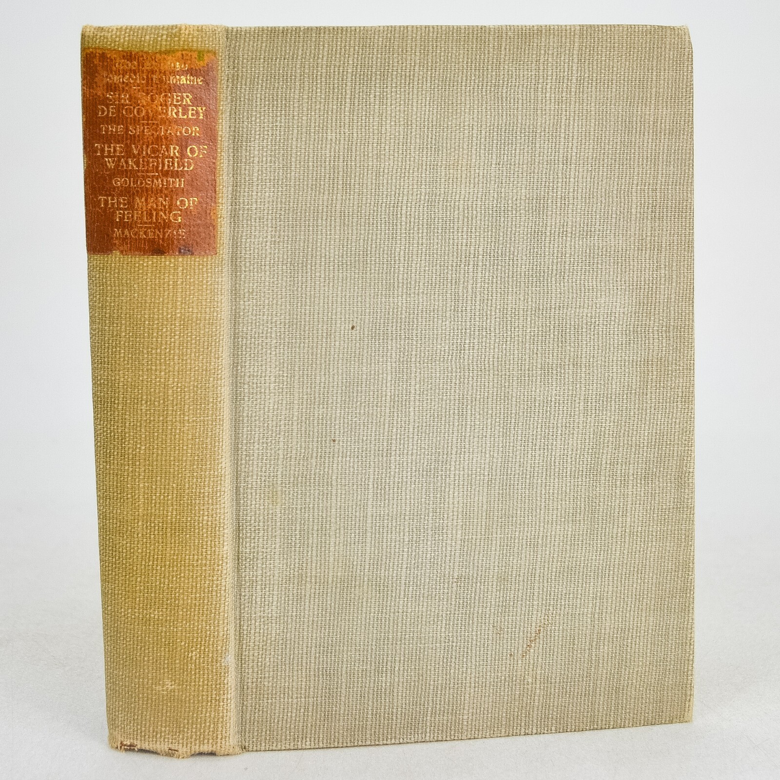 The English Comedie Humane Home Library - Goldsmith, MacKenzie, The Spectator