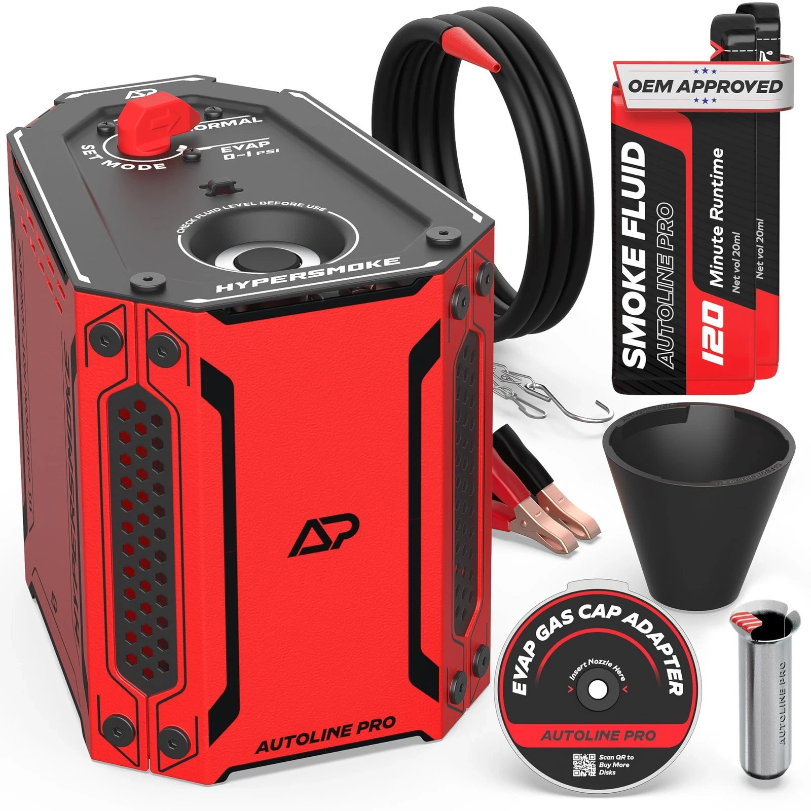 AutoLine Pro HyperSmoke™ Automotive Smoke Machine EVAP Vacuum Leak Tester –