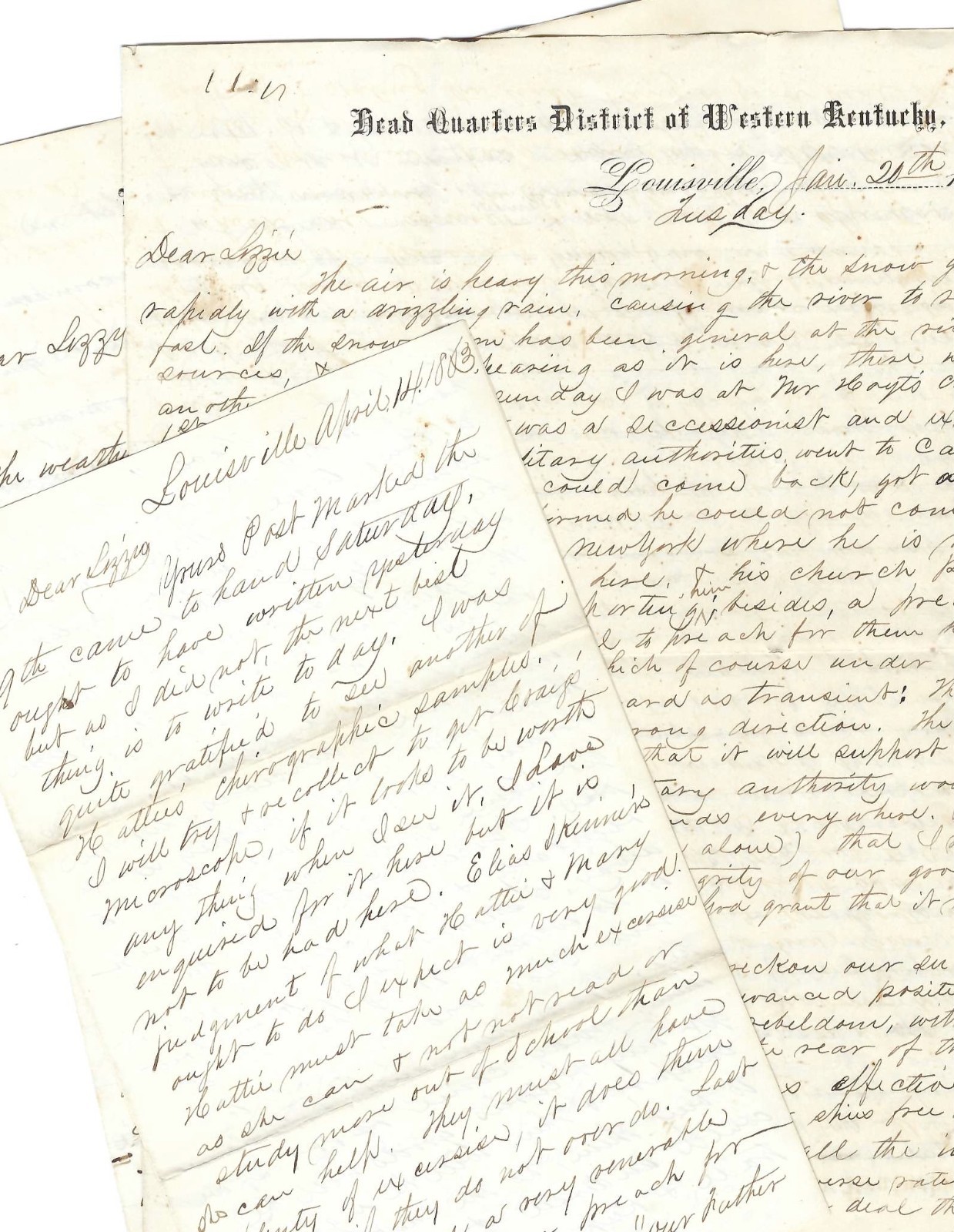 Louisville Union Military Expels Rebel Preacher, Recruits Spies, Colored Church