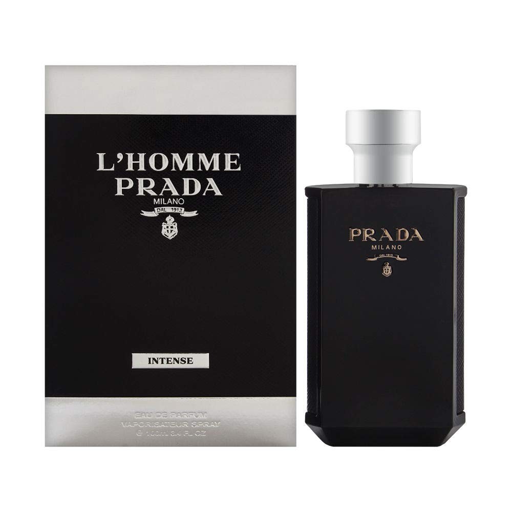 Prada L\'homme Intense by Prada Eau De Parfum Spray 3.4 oz for Men