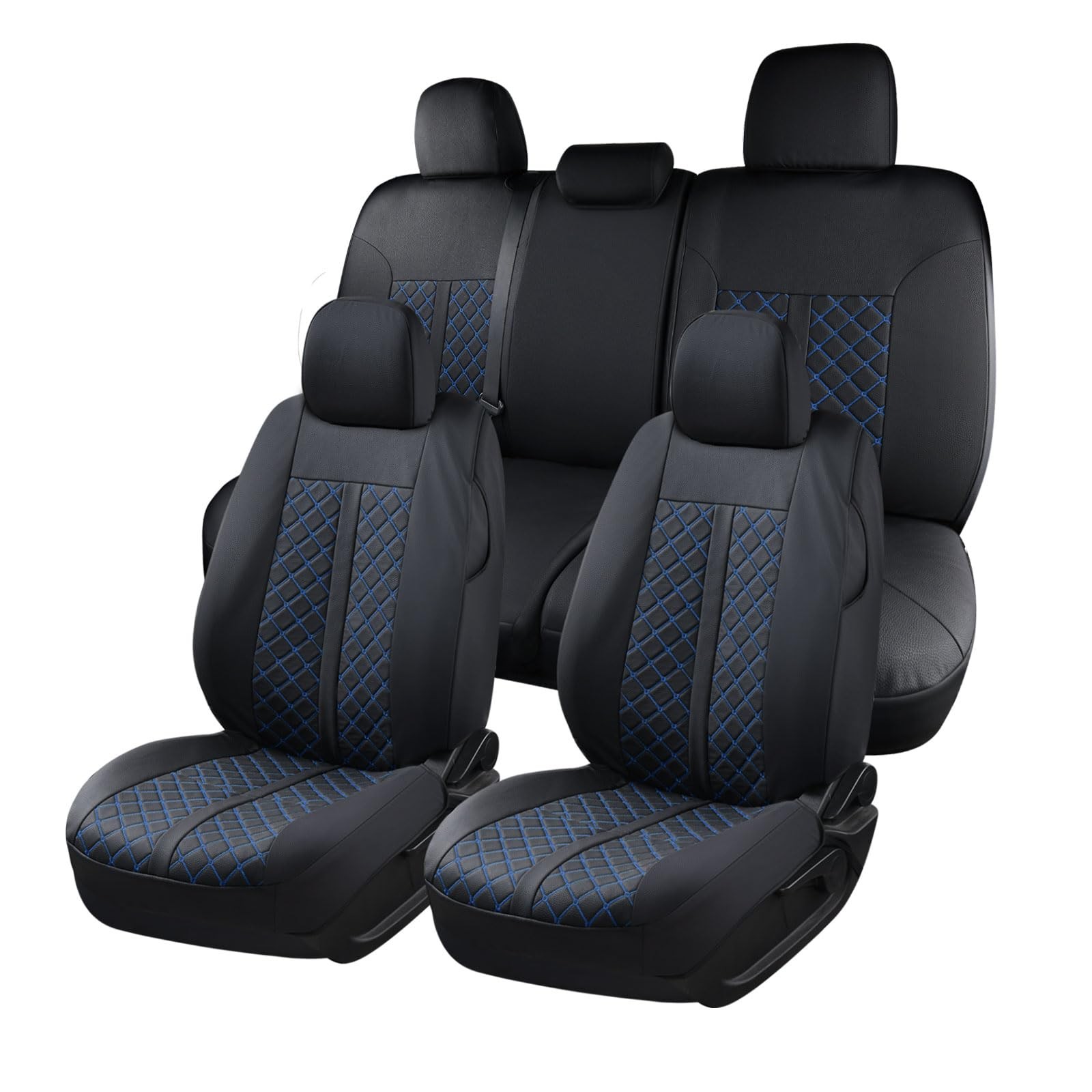 Truckiipa Seat Covers for 2005-2015 Toyota Tacoma Double Crew Cab - Full Set Truckiipa Seat Covers for 2005-2015 Toyota Tacoma Double Crew Cab - Full Set