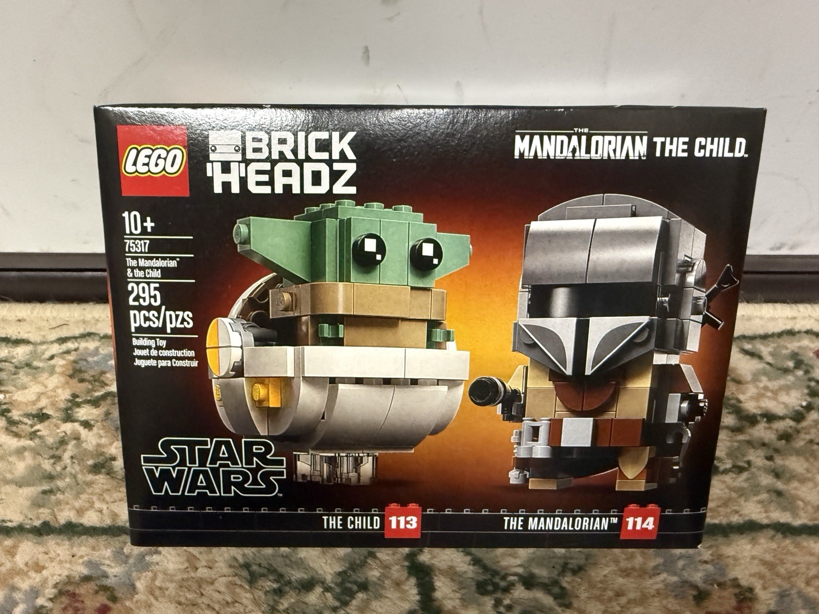 LEGO BrickHeadz The Mandalorian & The Child 75317 New Factory Sealed Box LEGO BrickHeadz The Mandalorian & The Child 75317 New Factory Sealed Box