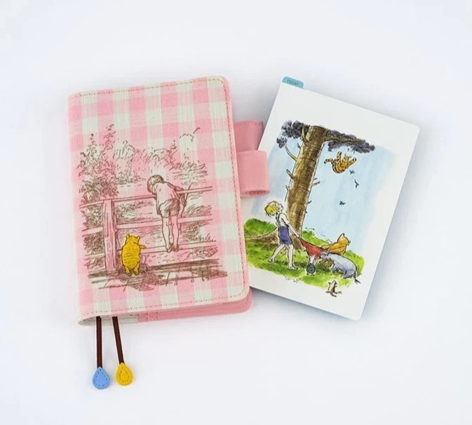 PRE-ORDER Hobonichi Techo 2027 Winnie the Pooh A6 Original Cover w/ Pencil Board