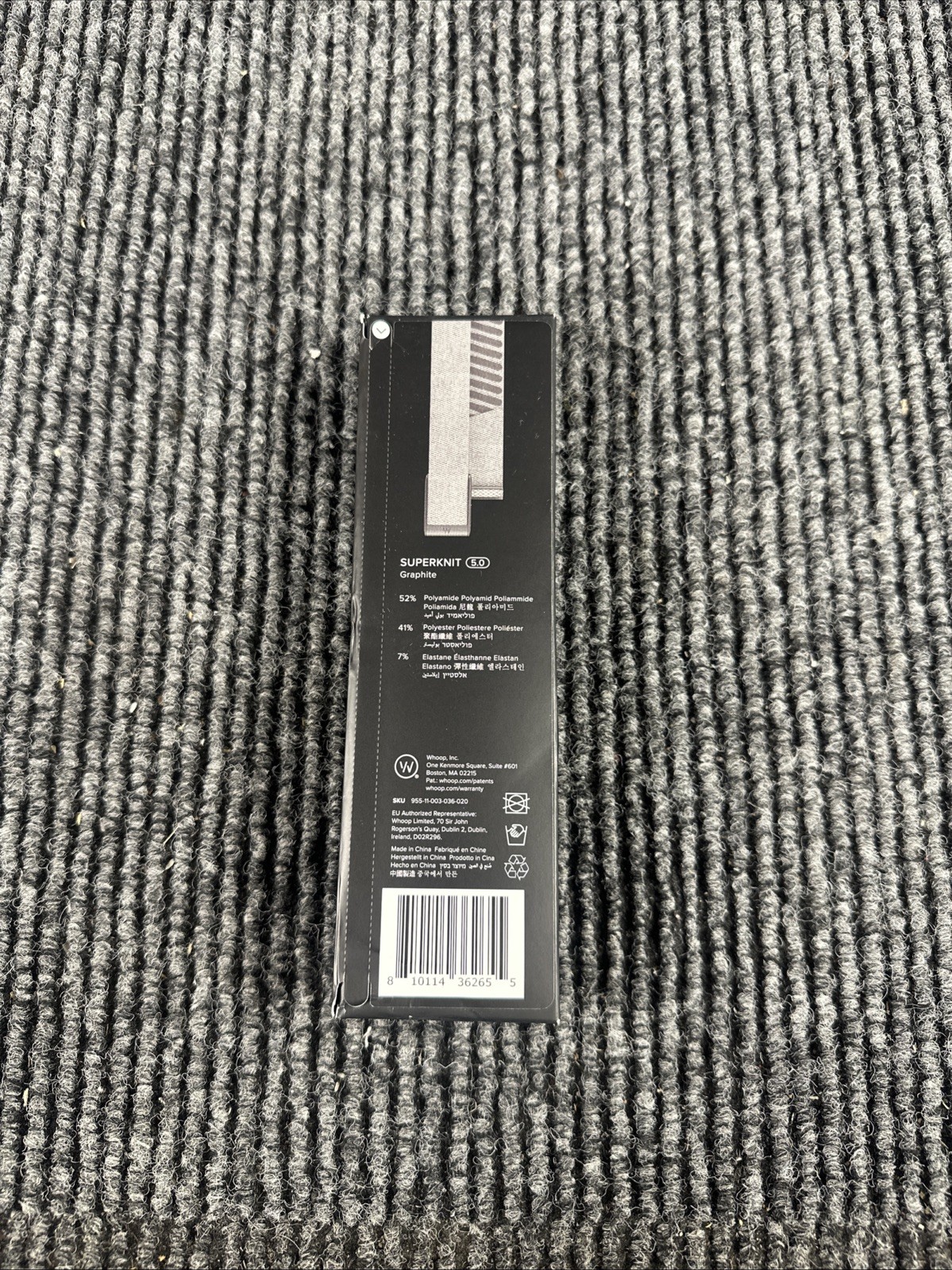 Whoop 5.0 Superknit , Color : GRAPHITE - STRAP ONLY