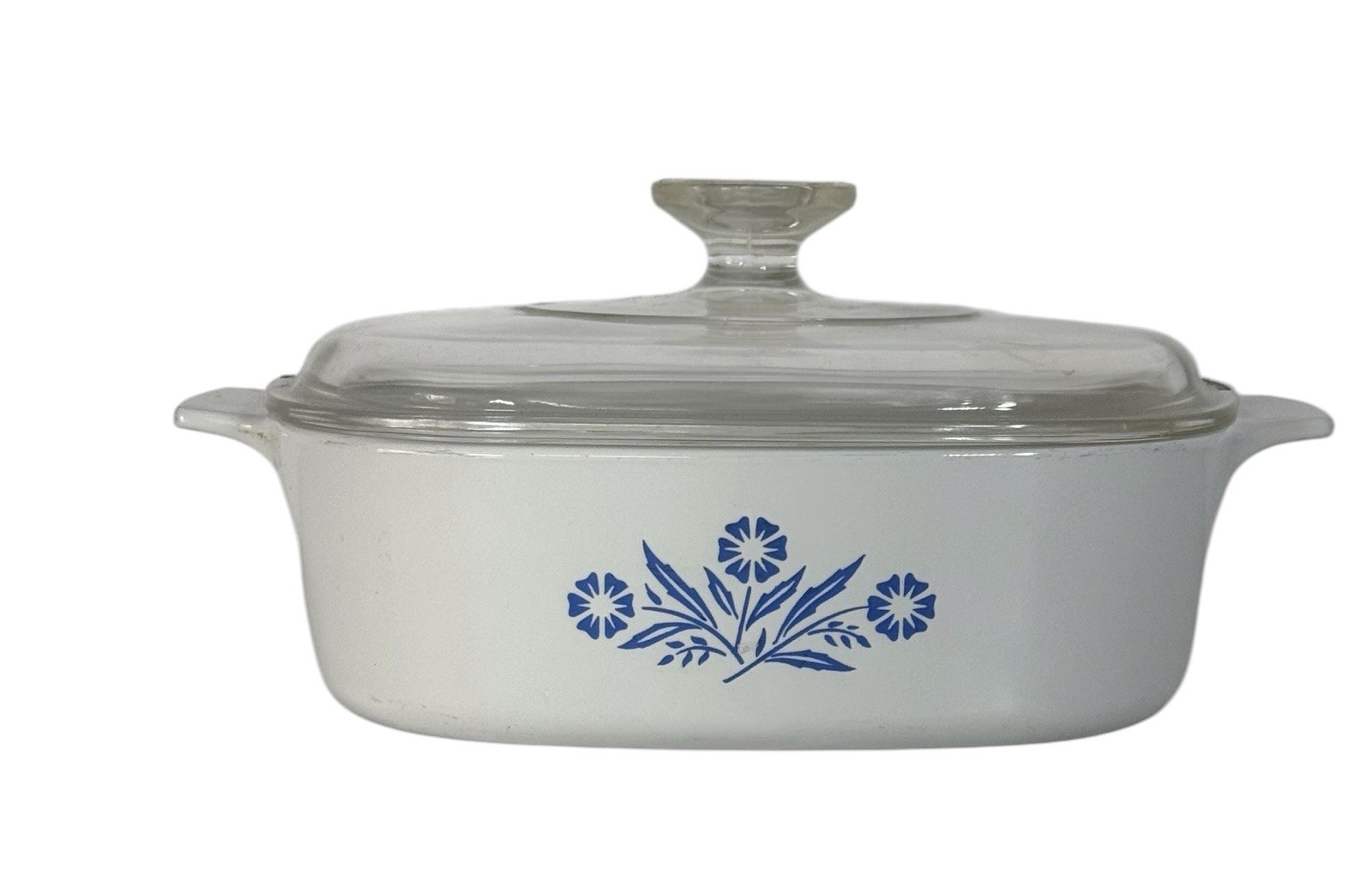 Corning Ware Blue Cornflower A-2-B  2 Qt Casserole Bake Dish Dish w/Pyrex Lid