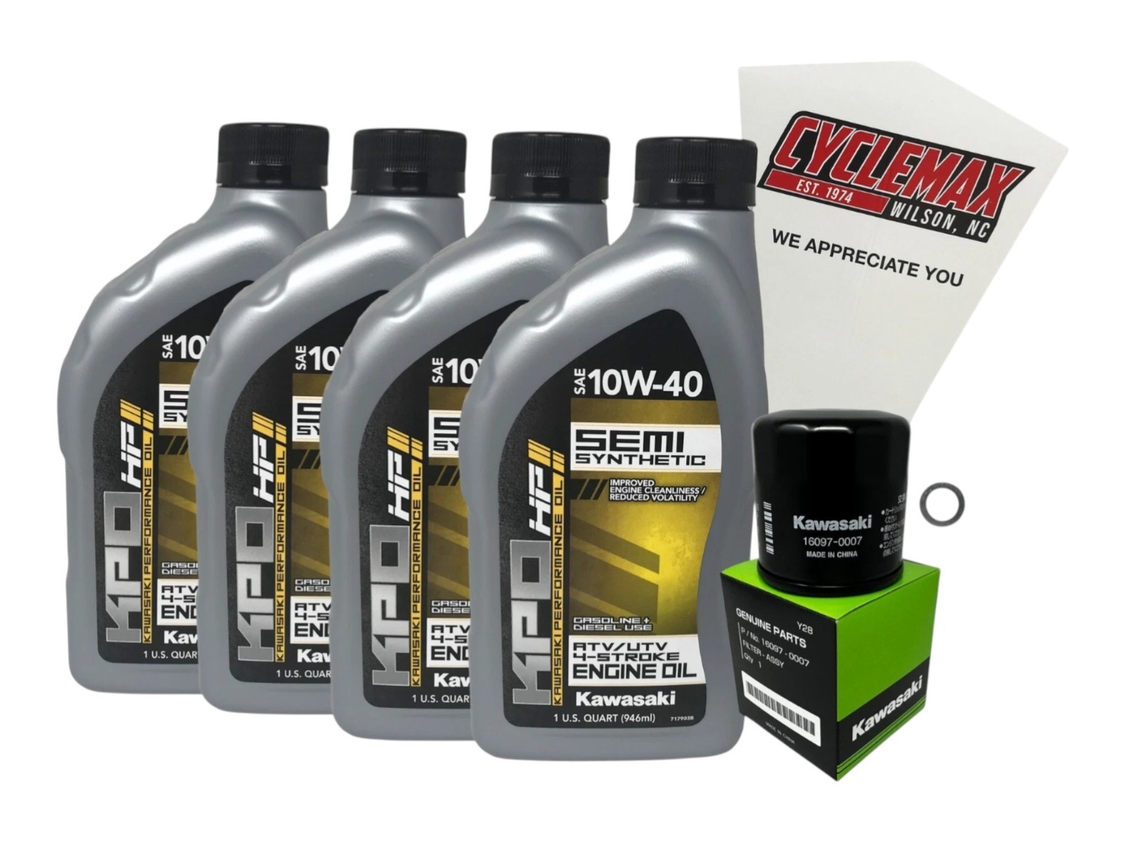 2020-2023 OEM Kawasaki KRX1000 Teryx 1000 Oil Change Kit 2020-2023 OEM Kawasaki KRX1000 Teryx 1000 Oil Change Kit