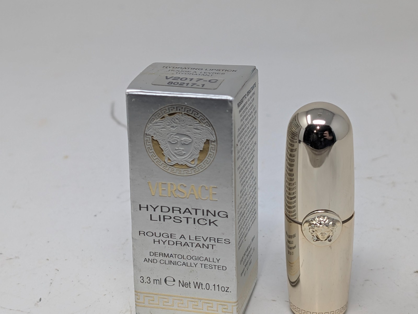 VERSACE Hydrating Lipstick V2017-C 80217-1 Medusa Case NIB Rare (87)