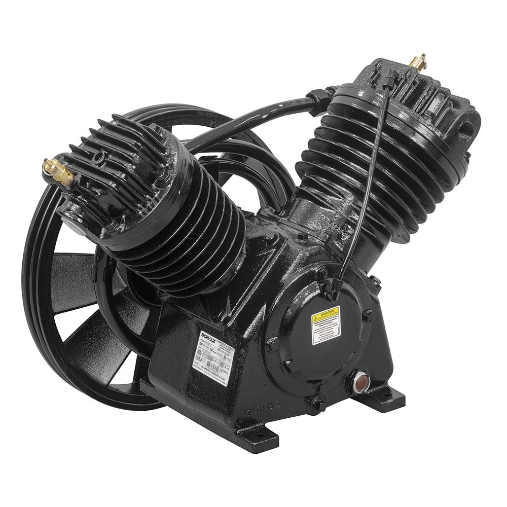Schulz MSV 30 MAX Two-Stage Air Compressor Pump, 30 CFM, 7.5 HP, 175 PSI