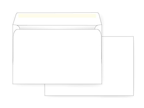 6 x 9 Booklet Envelope, 24# White Wove, Open Side, Box of 1000 6 x 9 Booklet Envelope, 24# White Wove, Open Side, Box of 1000