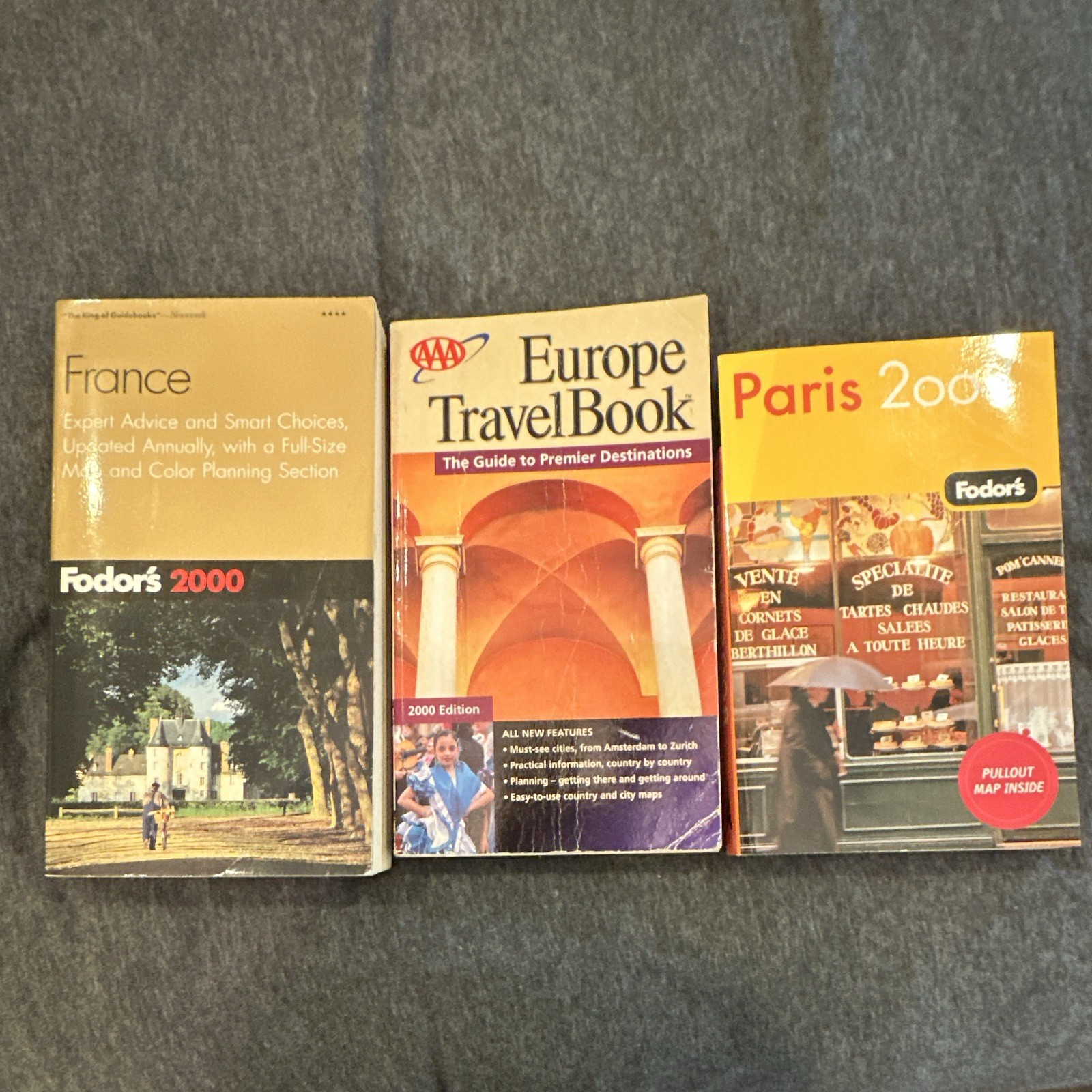 Fodor\'s & AAA Travel Guides Lot: France/Paris/Europe 2000 Ed PB Pullout Fodor\'s & AAA Travel Guides Lot: France/Paris/Europe 2000 Ed PB Pullout
