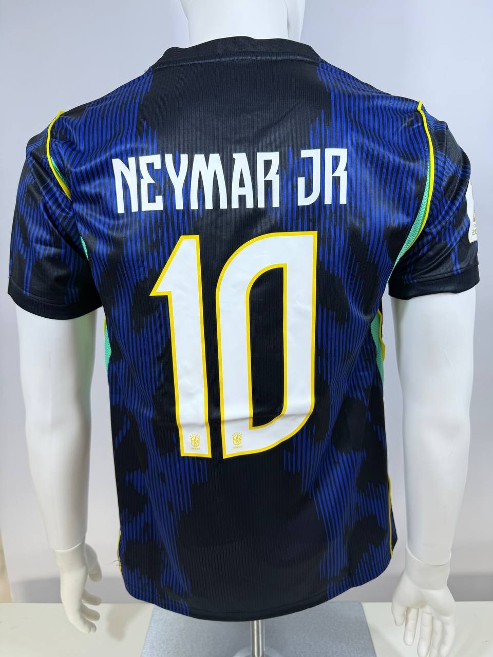 Brazil Away Neymar Jr #10 Fan Version Soccer Jersey Football Shirt 2026 Blue Brazil Away Neymar Jr #10 Fan Version Soccer Jersey Football Shirt 2026 Blue