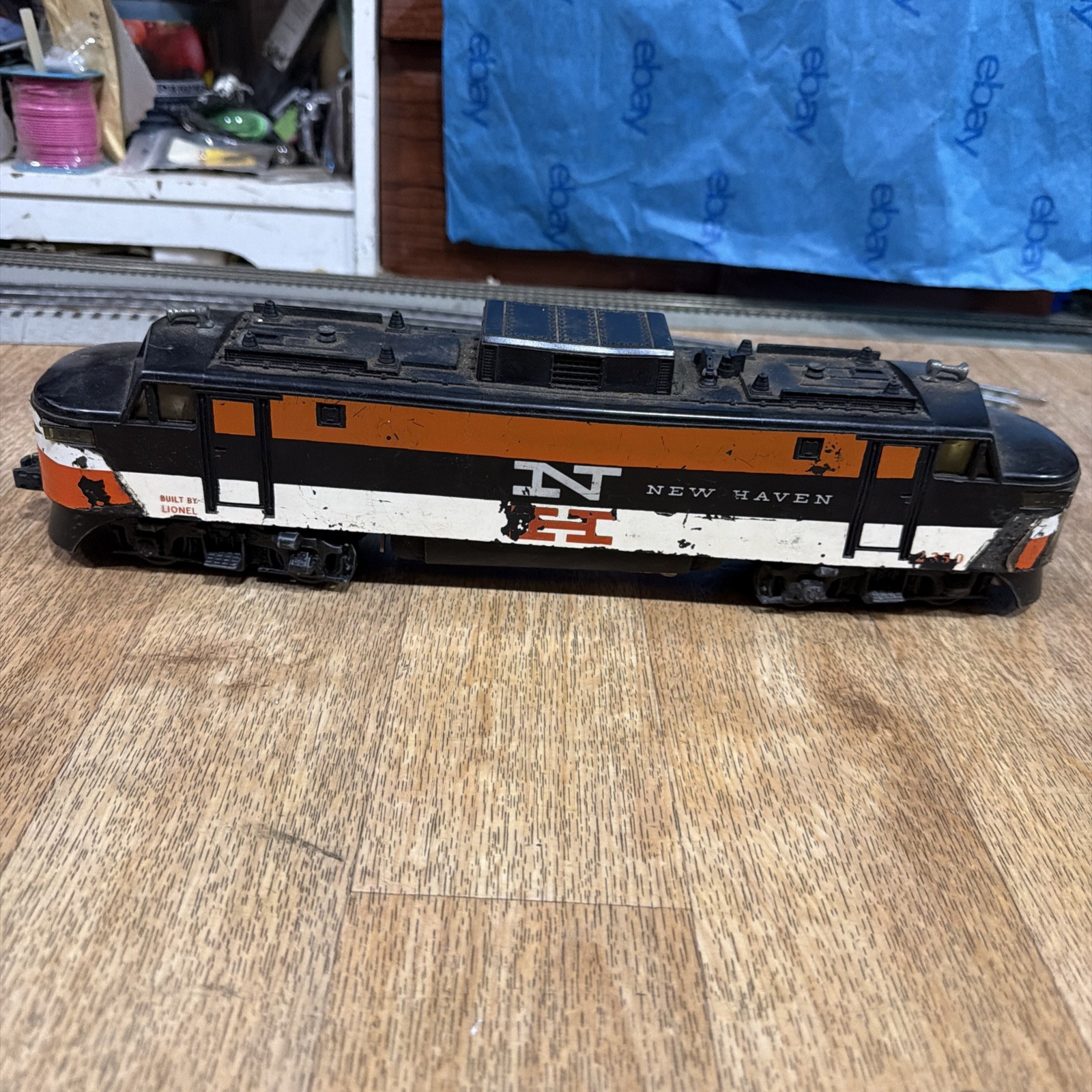 Postwar Vintage Lionel O Gauge New Haven EP5 # 2350 ( Not Running ) Postwar Vintage Lionel O Gauge New Haven EP5 # 2350 ( Not Running )