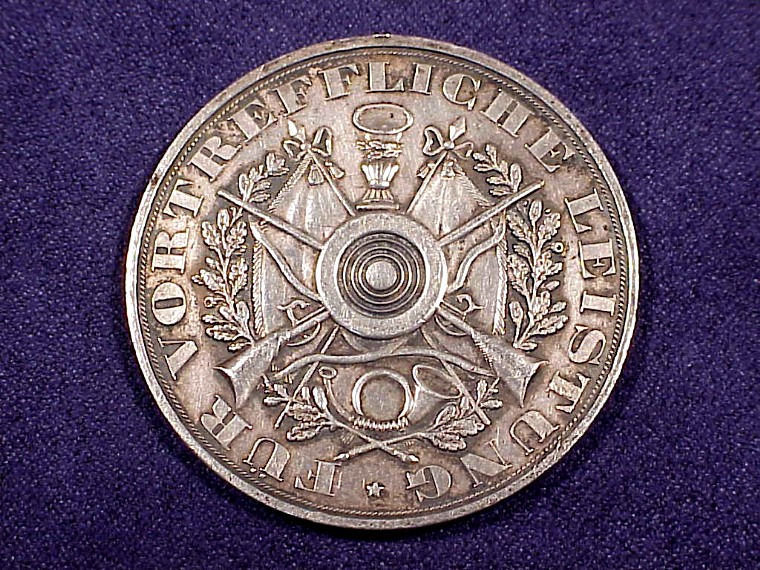 1892 GERMAN SILVER SHOOTING MEDAL