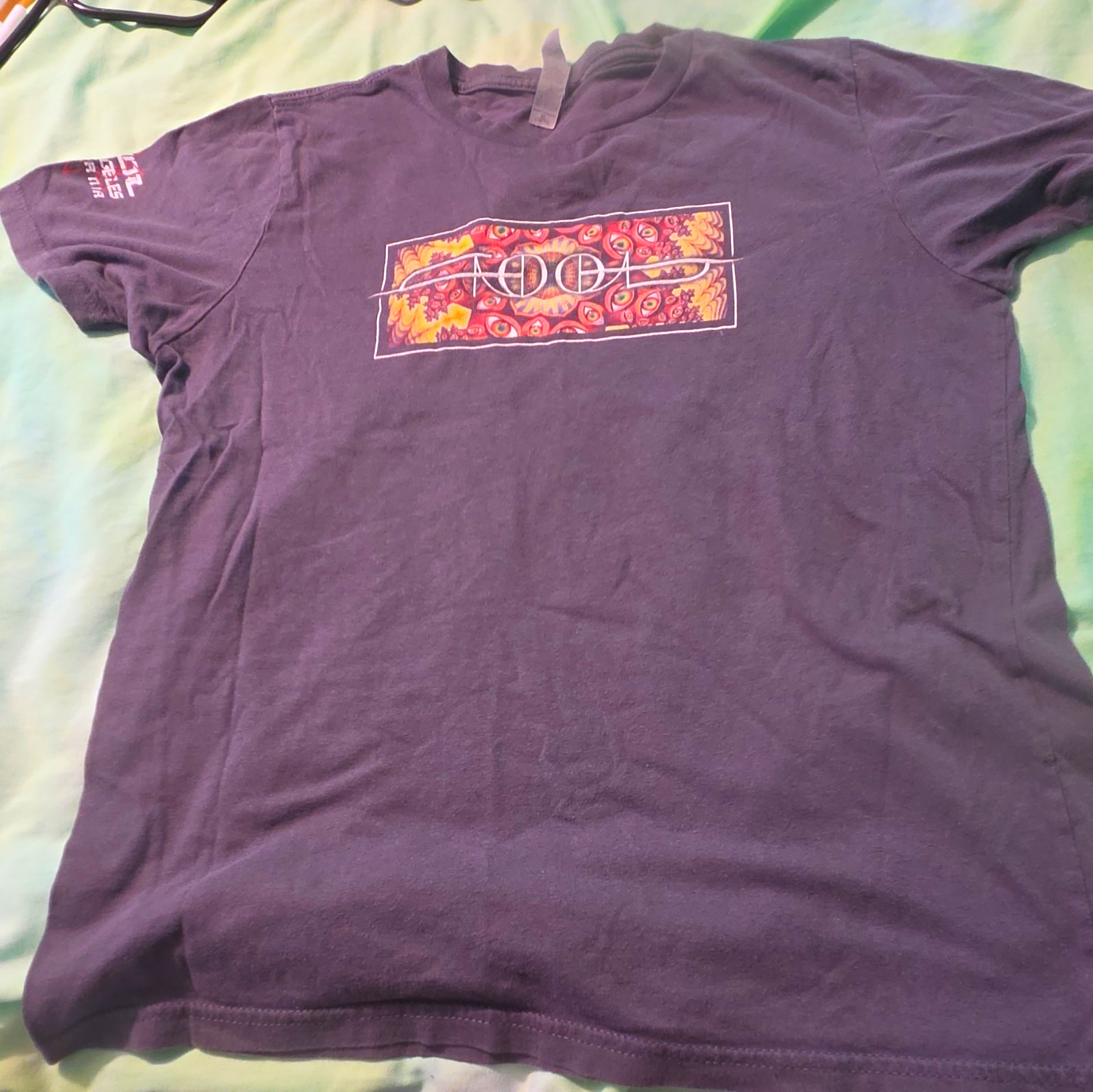 Next Level TOOL Band Graphic Print Gray Cotton  T-Shirt Teen Size XL Adult S 
