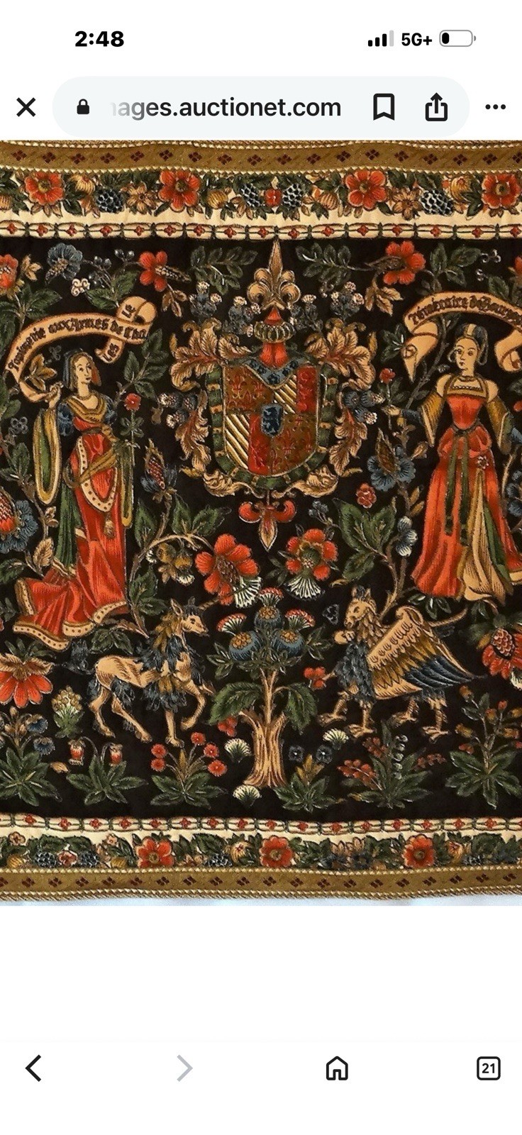 Medieval French Tapestry \