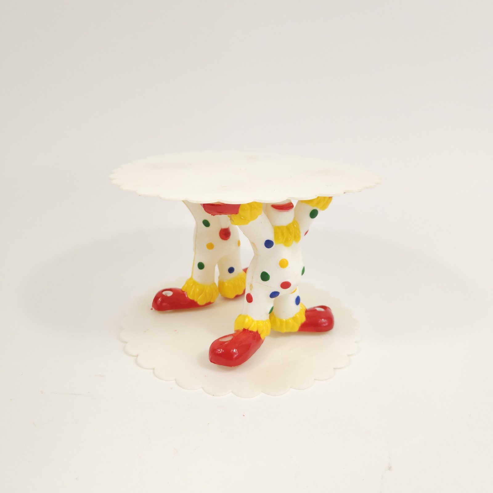 Vtg Wilton Clown Cake Stand Pedestal 