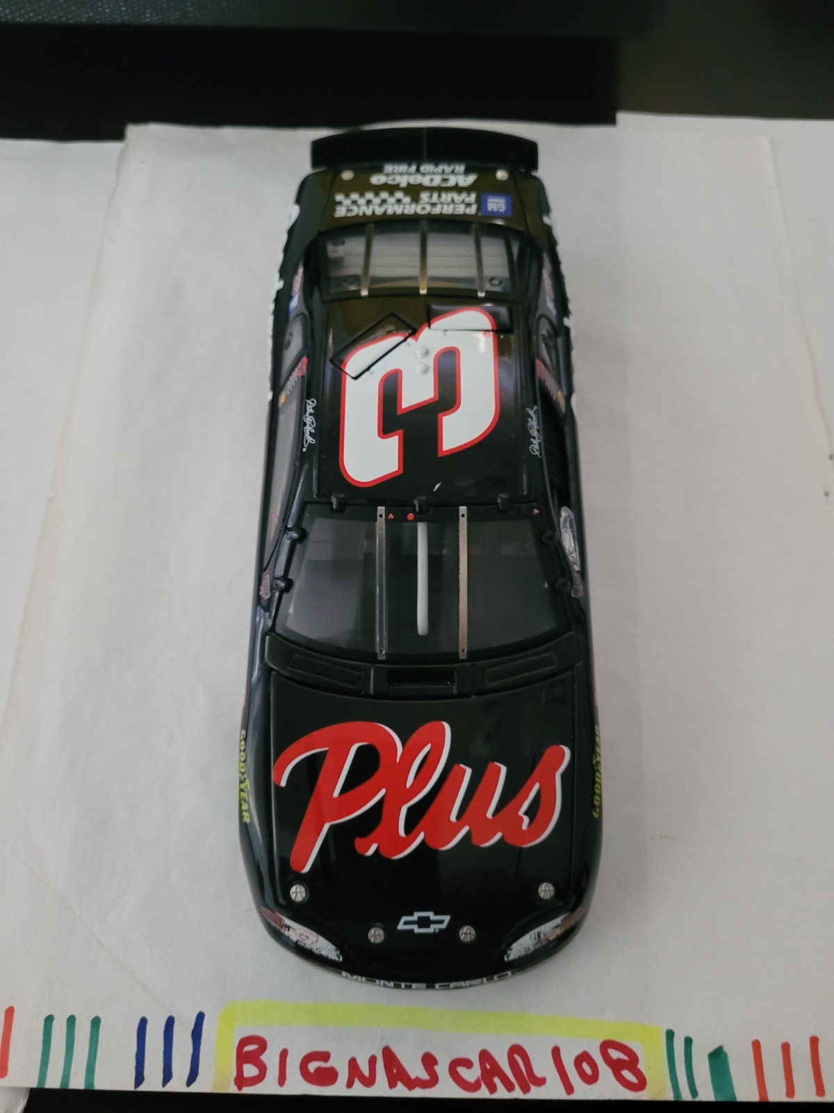 Dale Earnhardt #3 ELITE 1998 Daytona Winner Version with piece of tire 1/24 CWC