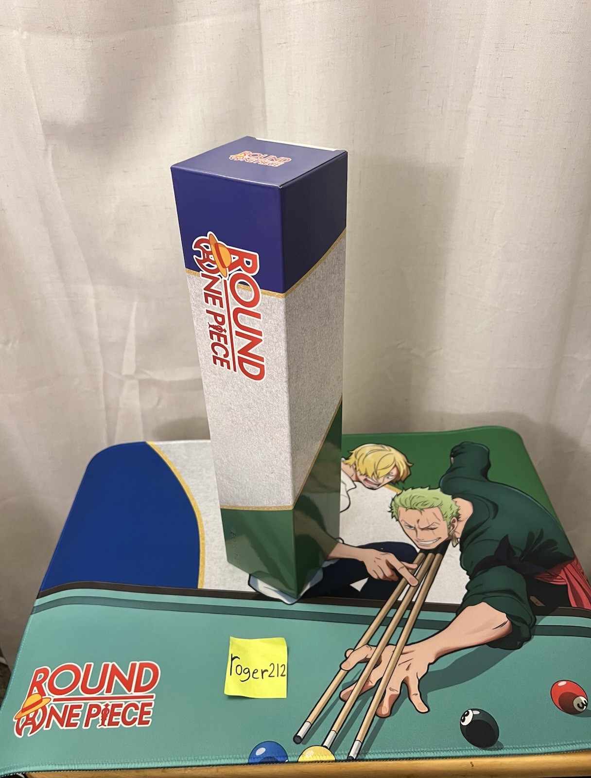 One Piece X Round1 Playmat: Zoro & Sanji playing Pool/Billiard - Limited Release One Piece X Round1 Playmat: Zoro & Sanji playing Pool/Billiard - Limited Release