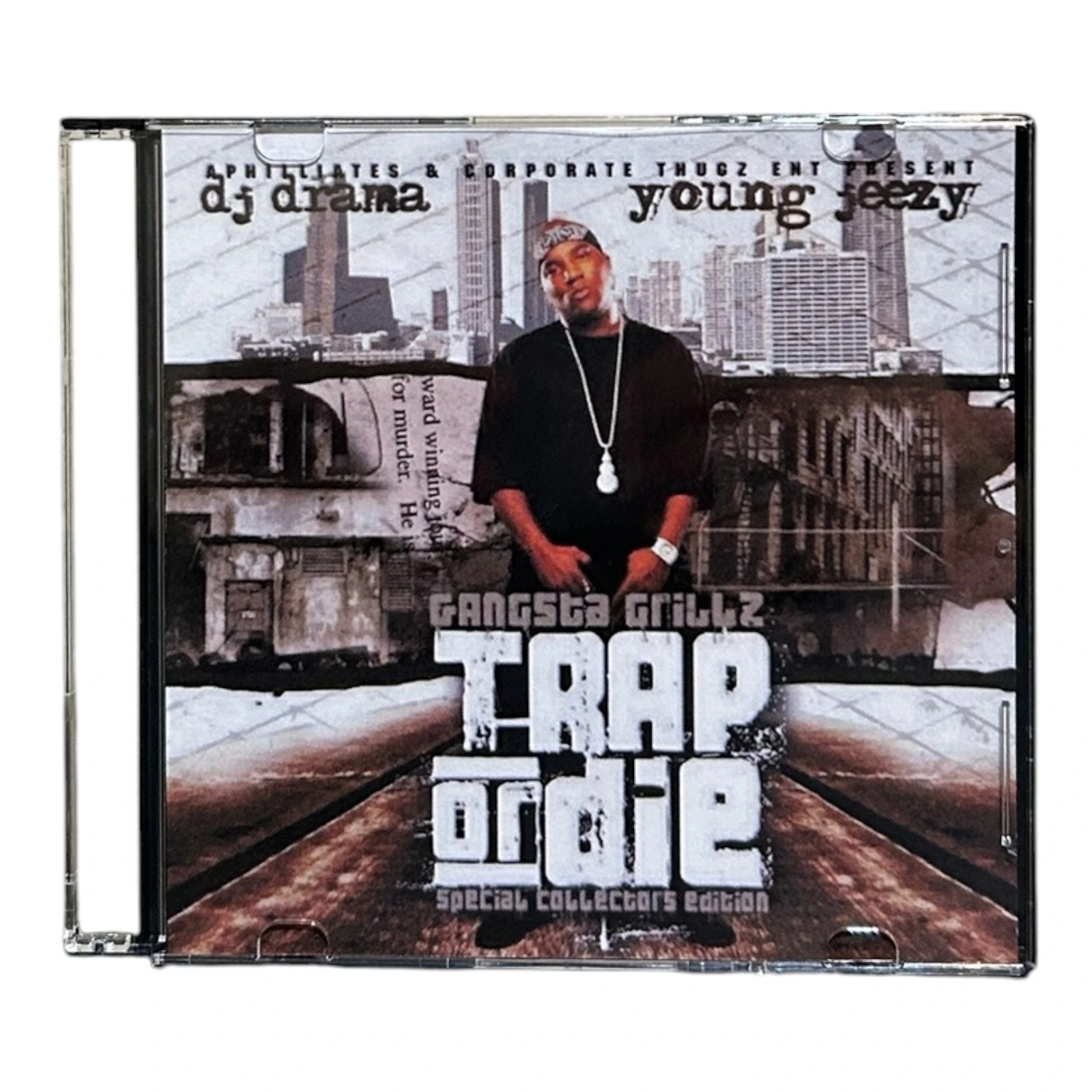 DJ Drama & Young Jeezy Trap Or Die Gangsta Grillz CD Mixtape Special Edition VG+