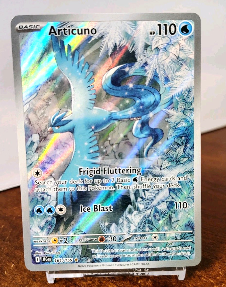 POKEMON ARTICUNO 161/159 ILLUSTRATION RARE JOURNEY TOGETHER LP