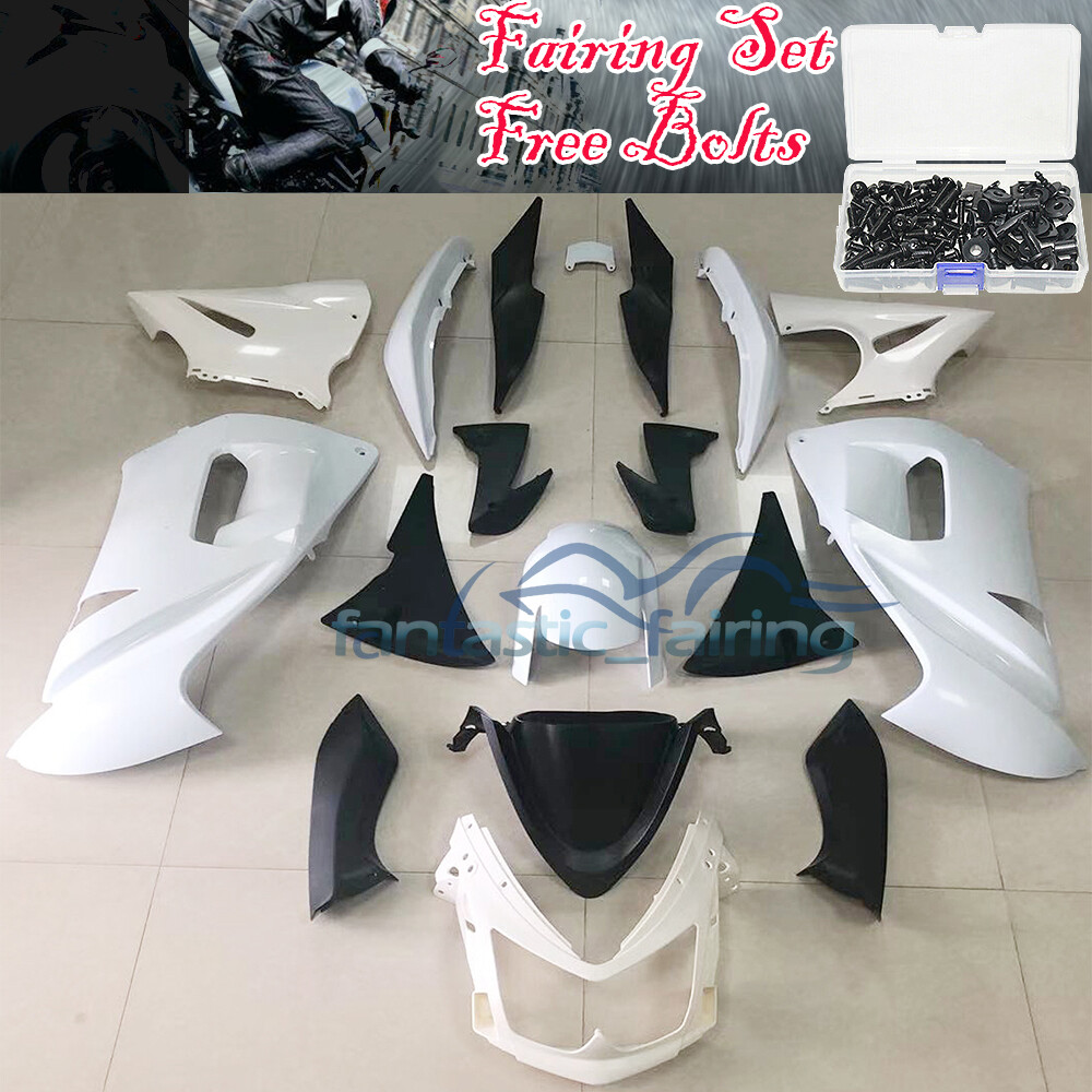 Unpainted Fairing Kit Body + Bolts For Kawasaki Ninja 650R 2006 2007 2008 EX650 Unpainted Fairing Kit Body + Bolts For Kawasaki Ninja 650R 2006 2007 2008 EX650